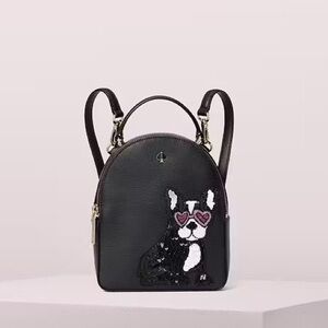 Kate Spade Francois the frenchie mini convertible Amelia backpack